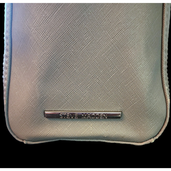 Steve Madden gray faux leather satchel, shoulder bag - Picture 8 of 9